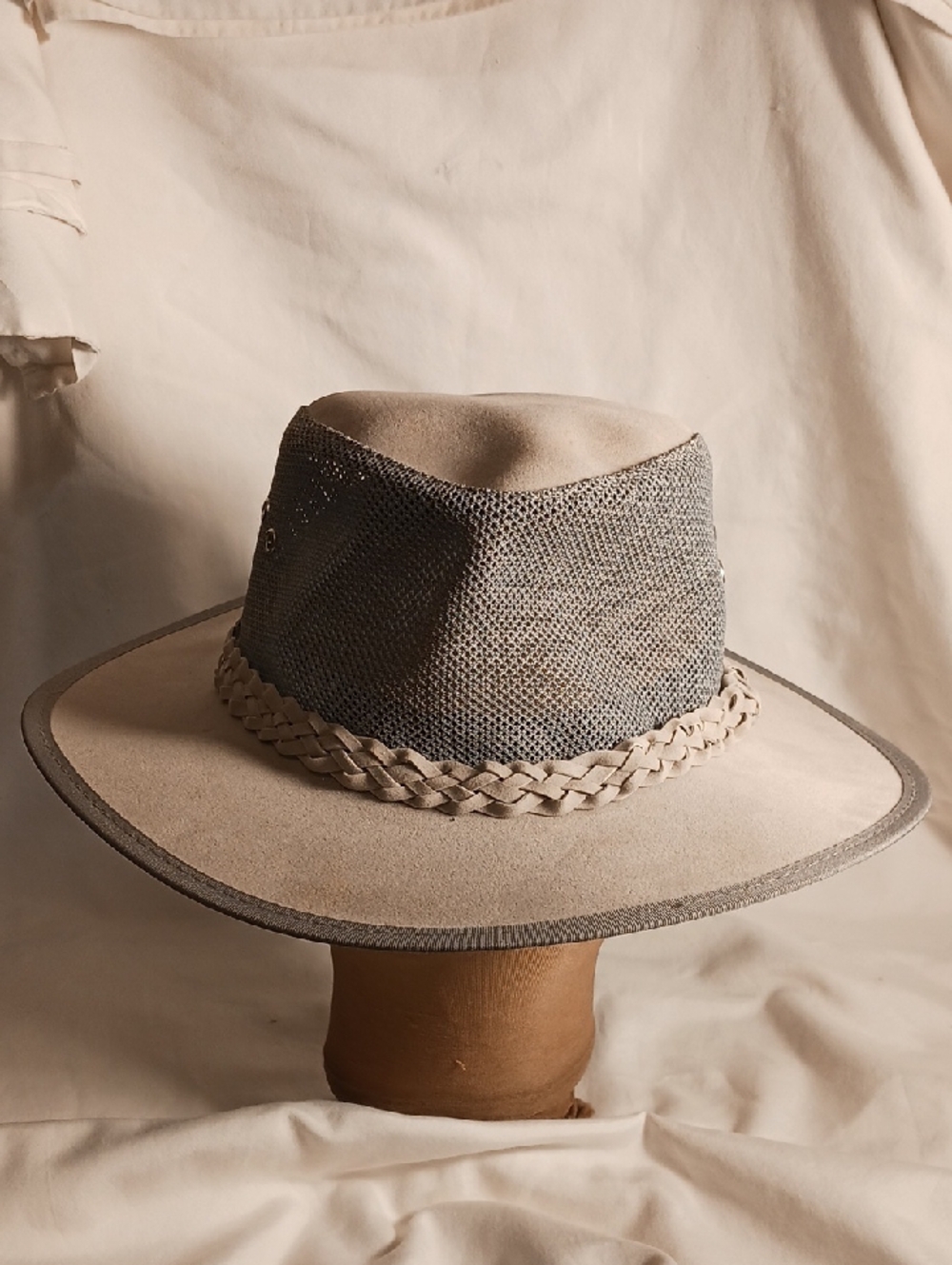 Dorfman Pacific Felt and Mesh Hat L/XL